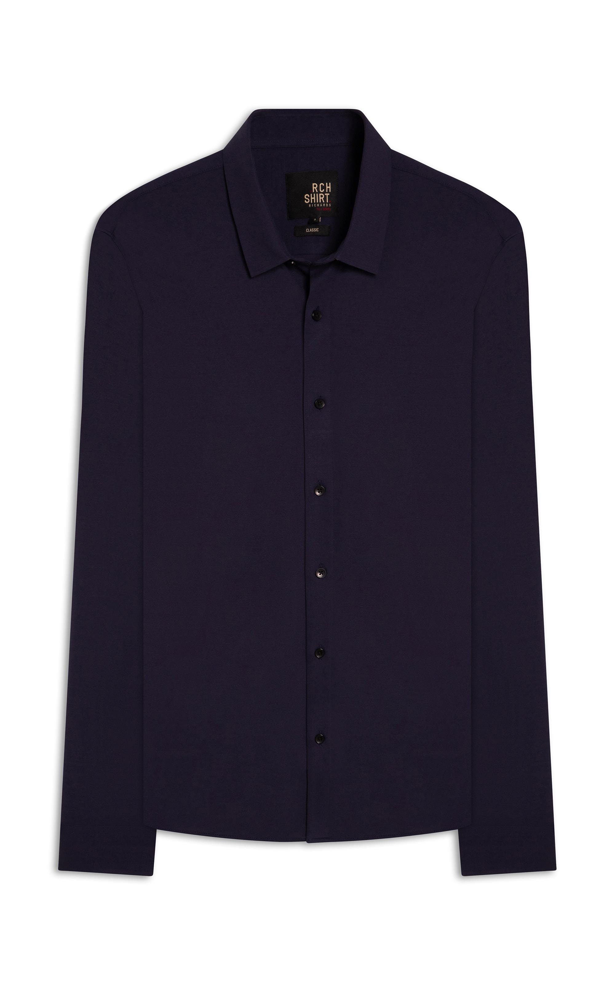 Camisa Slim Dark Navy