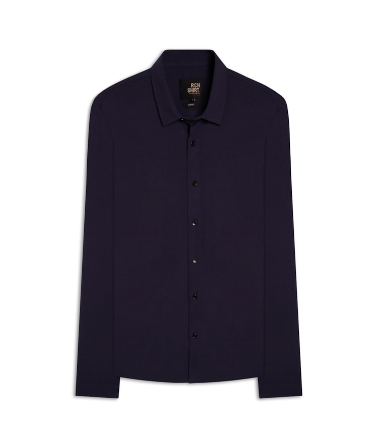 Camisa Slim Dark Navy
