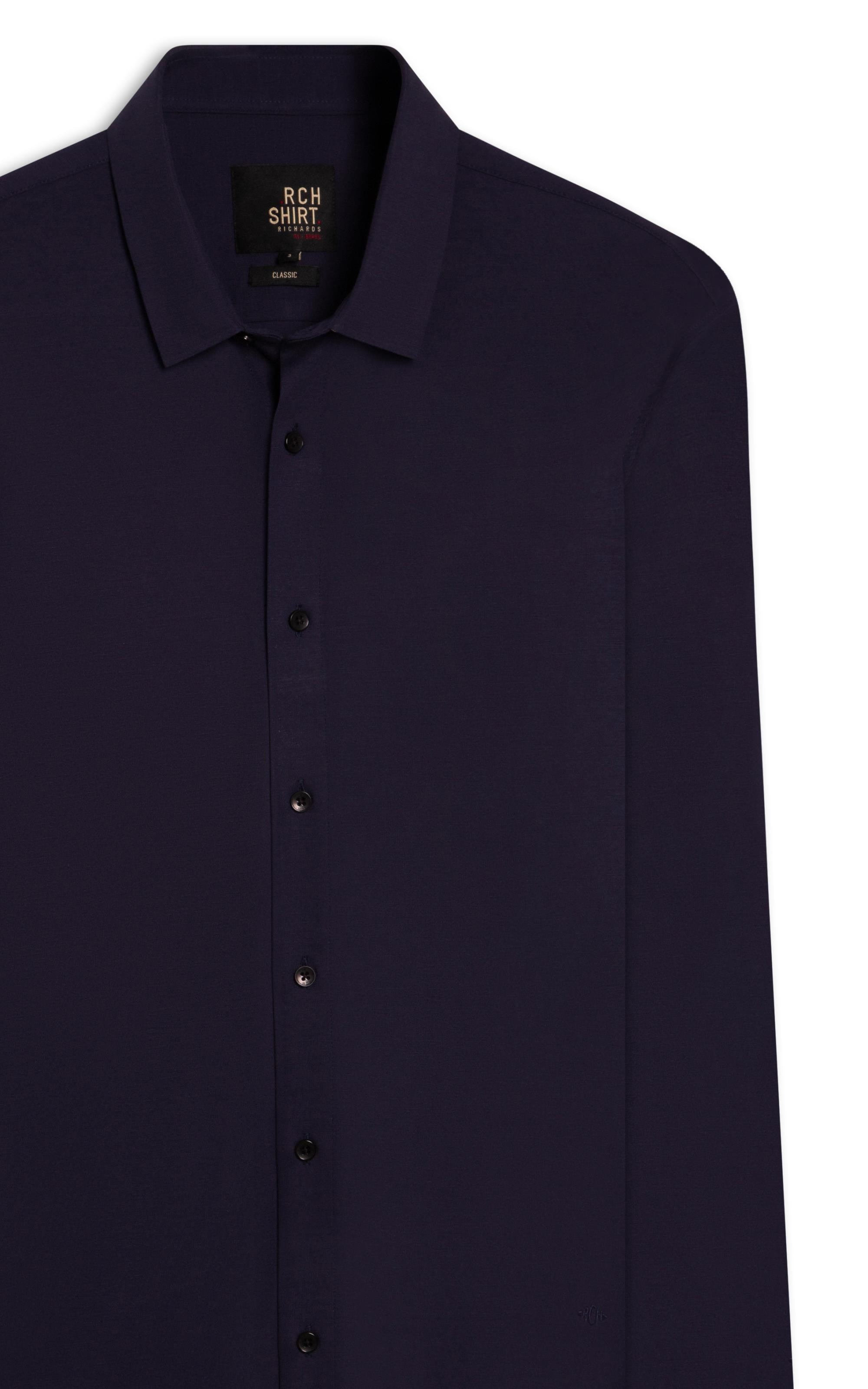 Camisa Slim Dark Navy