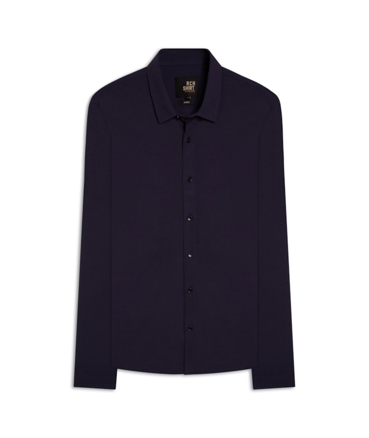 Camisa Slim Dark Navy