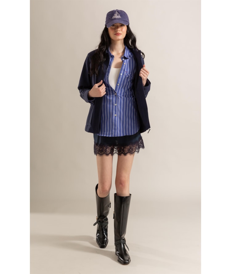 Camisa Sloan Algodão Azul Bic