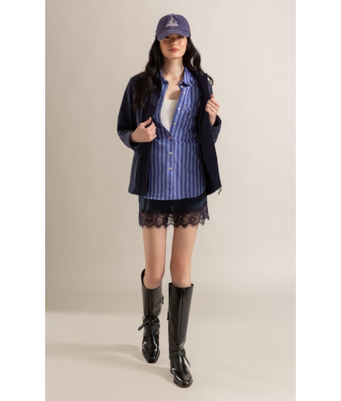 Camisa Sloan Algodão Azul Bic