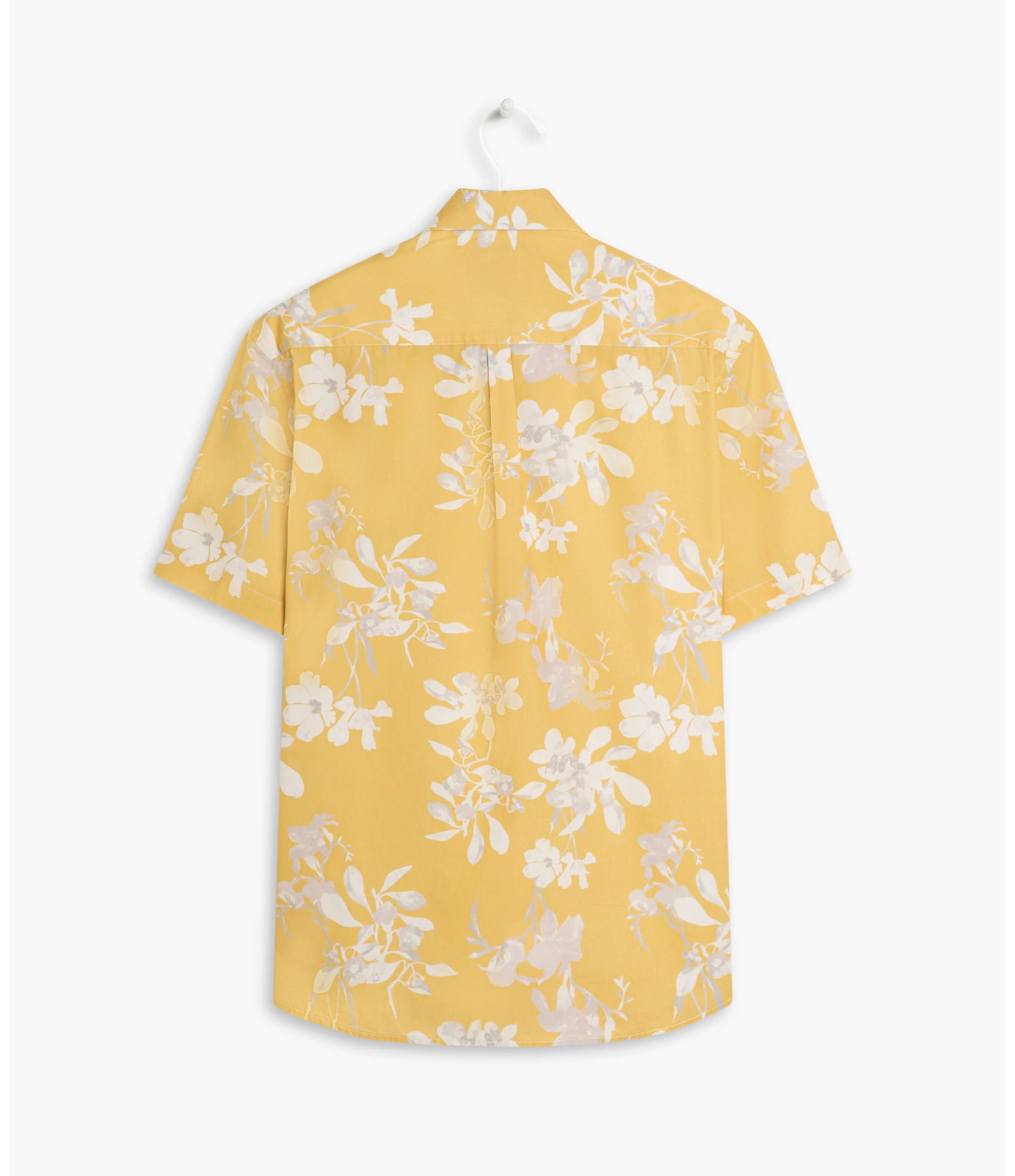 Camisa Sphere Flower Estampada Mc Amarelo