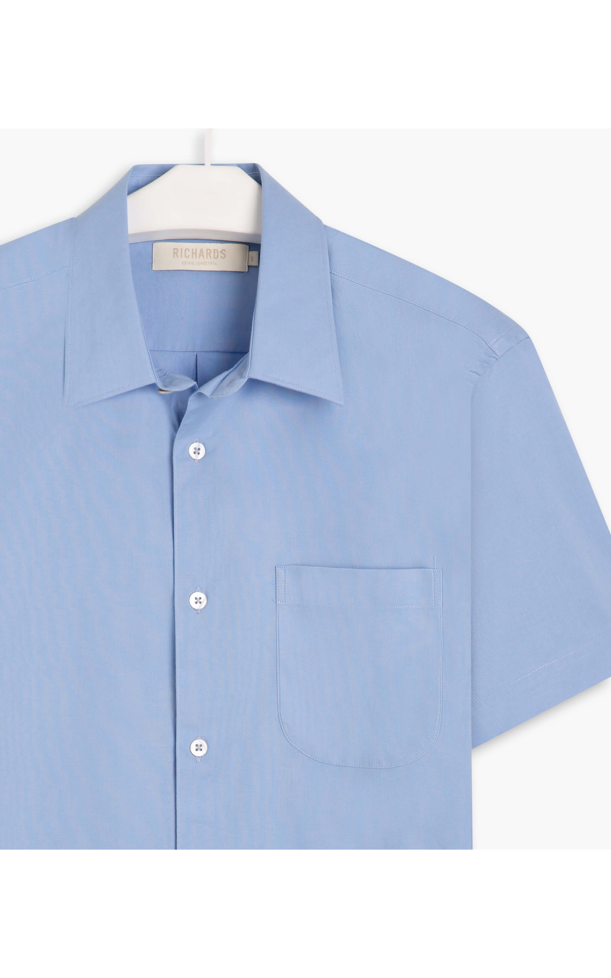Camisa Strech Lisa Mc Azul Cinzentado