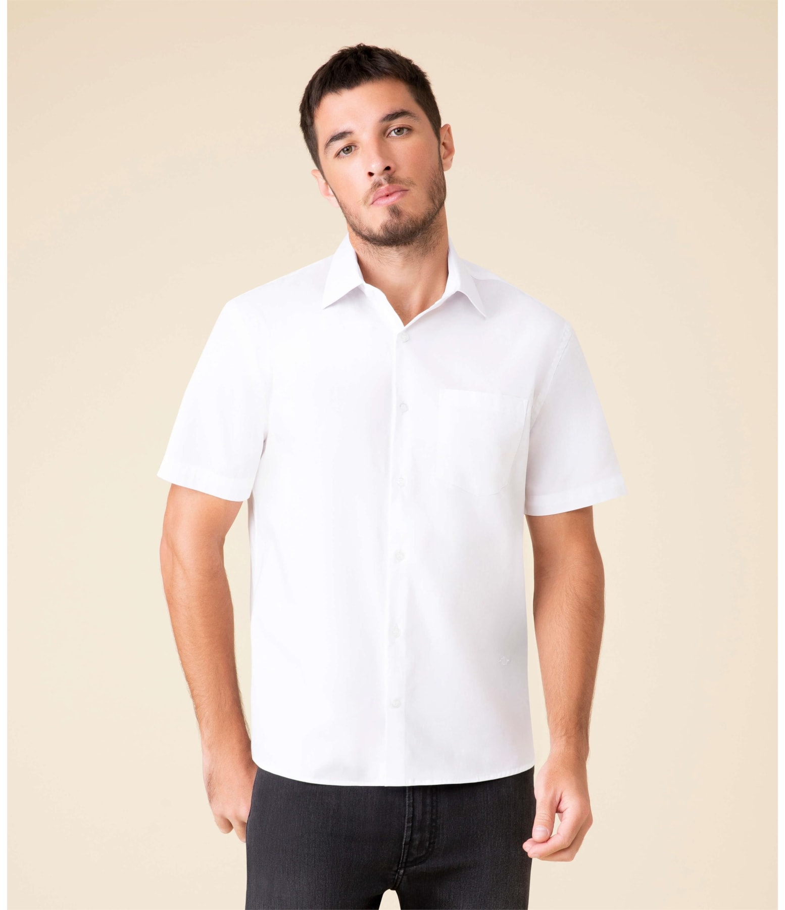 Camisa Stretch Lisa Mc Branco