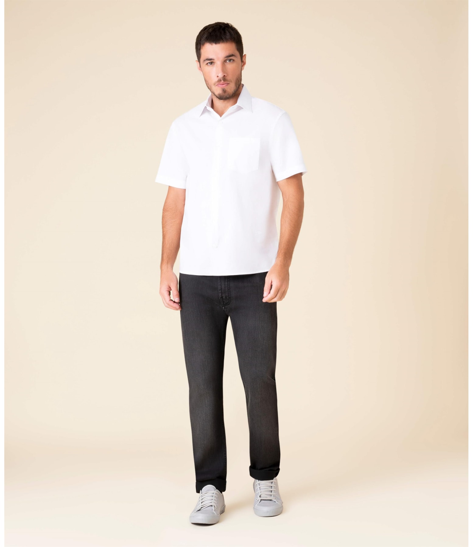 Camisa Stretch Lisa Mc Branco