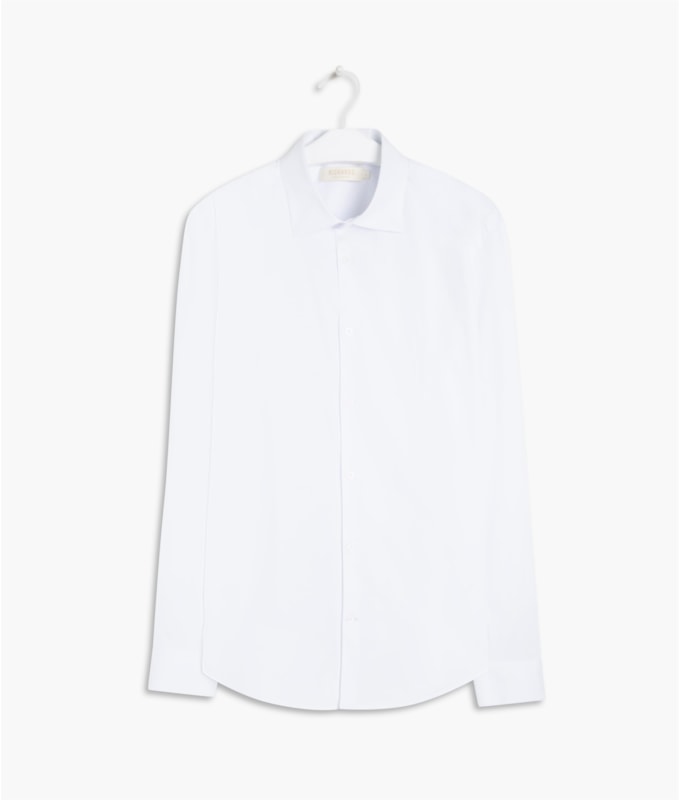 Camisa Stretch Lisa Ml Branco