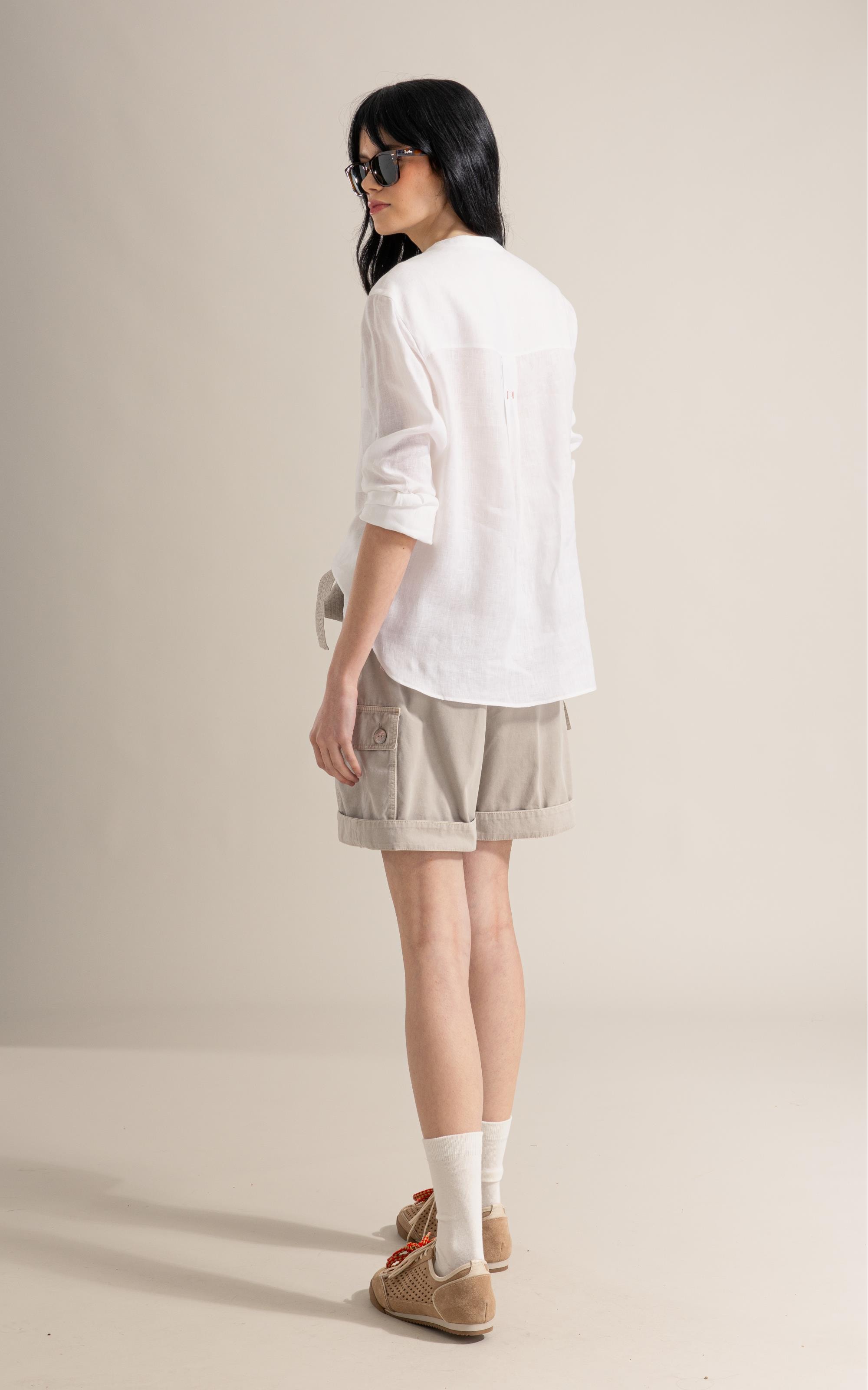 Camisa Strike Linho Branco