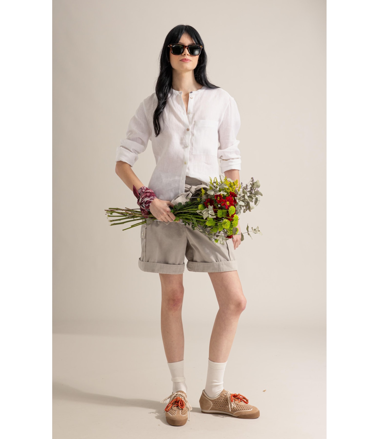 Camisa Strike Puro Linho Branco