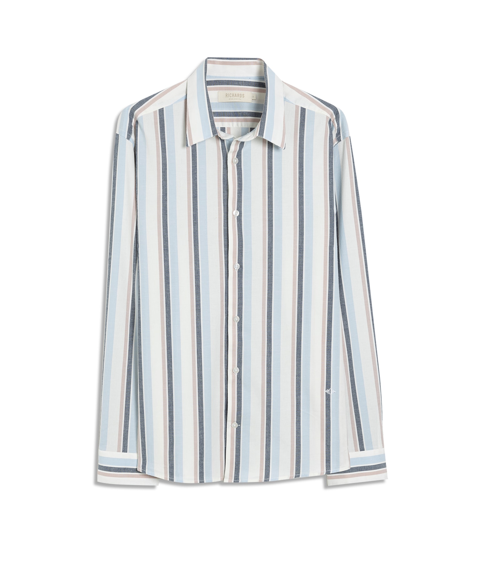 Camisa Stromboli Listrada Ml Azul Claro