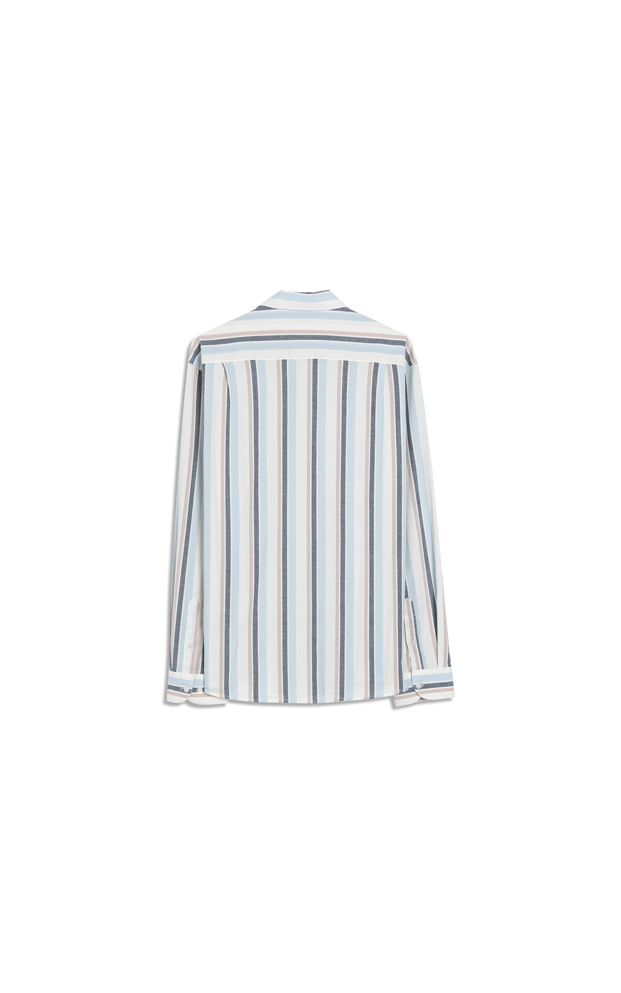 Camisa Stromboli Listrada Ml Azul Claro