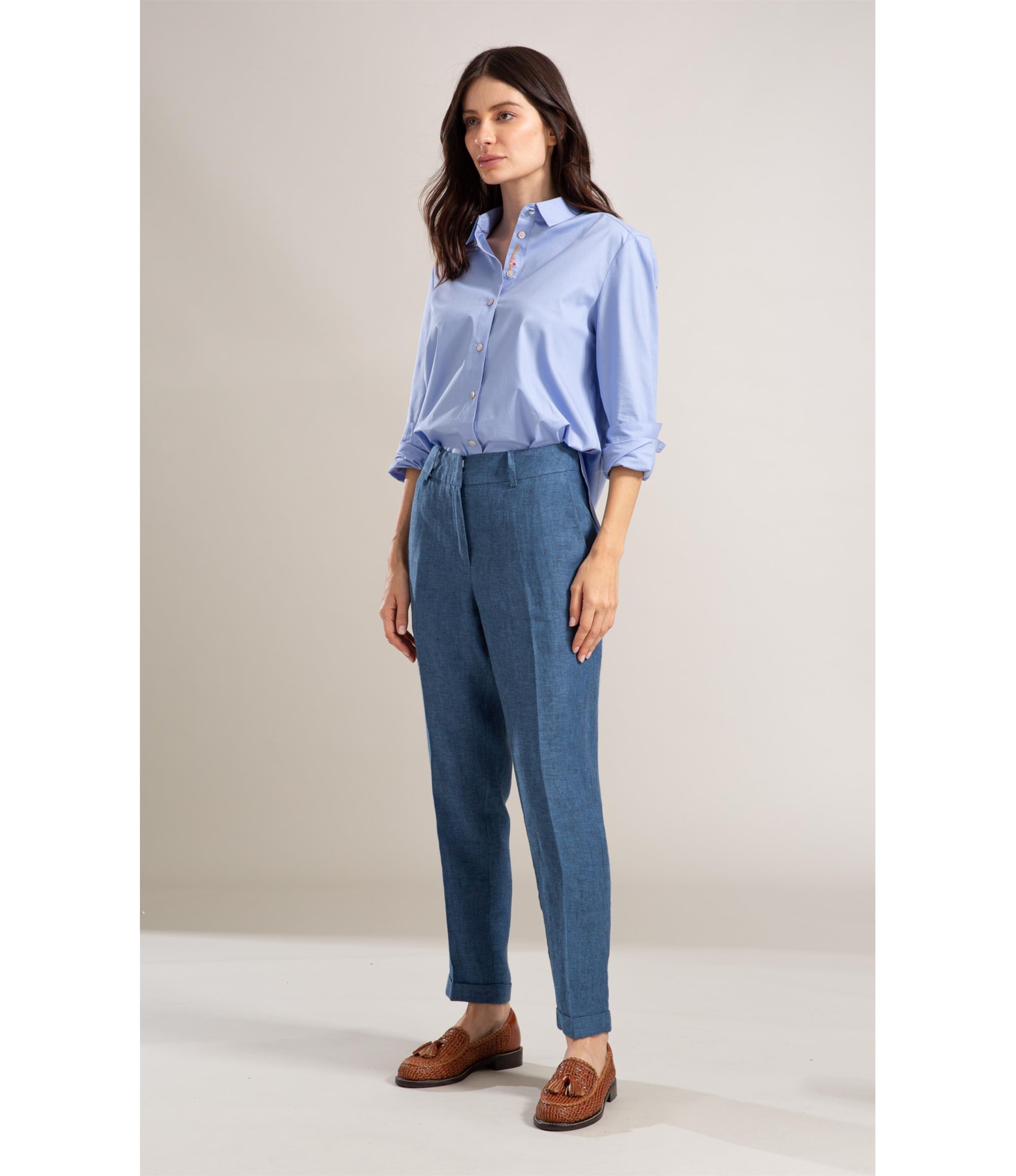 Camisa Swin Algodao Lavanda