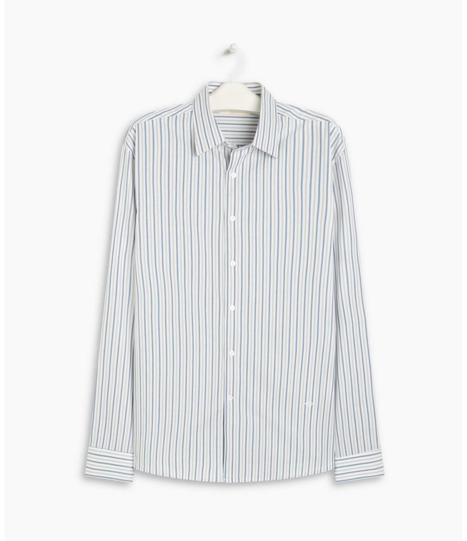 Camisa Tailoring Galles Ml Azul Pervante