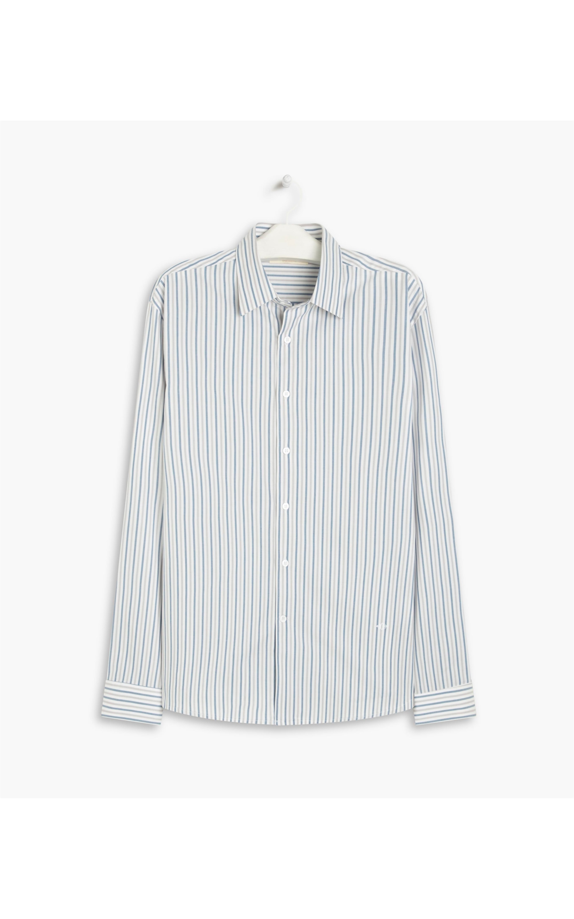 Camisa Tailoring Galles Ml Azul Pervante