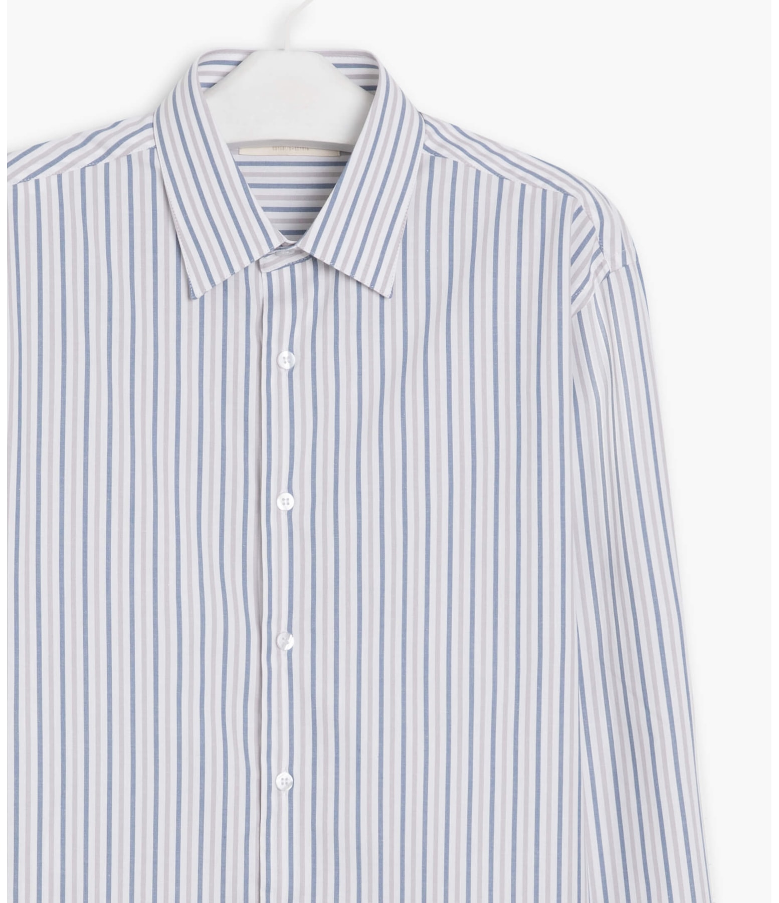 Camisa Tailoring Galles Ml Azul Pervante