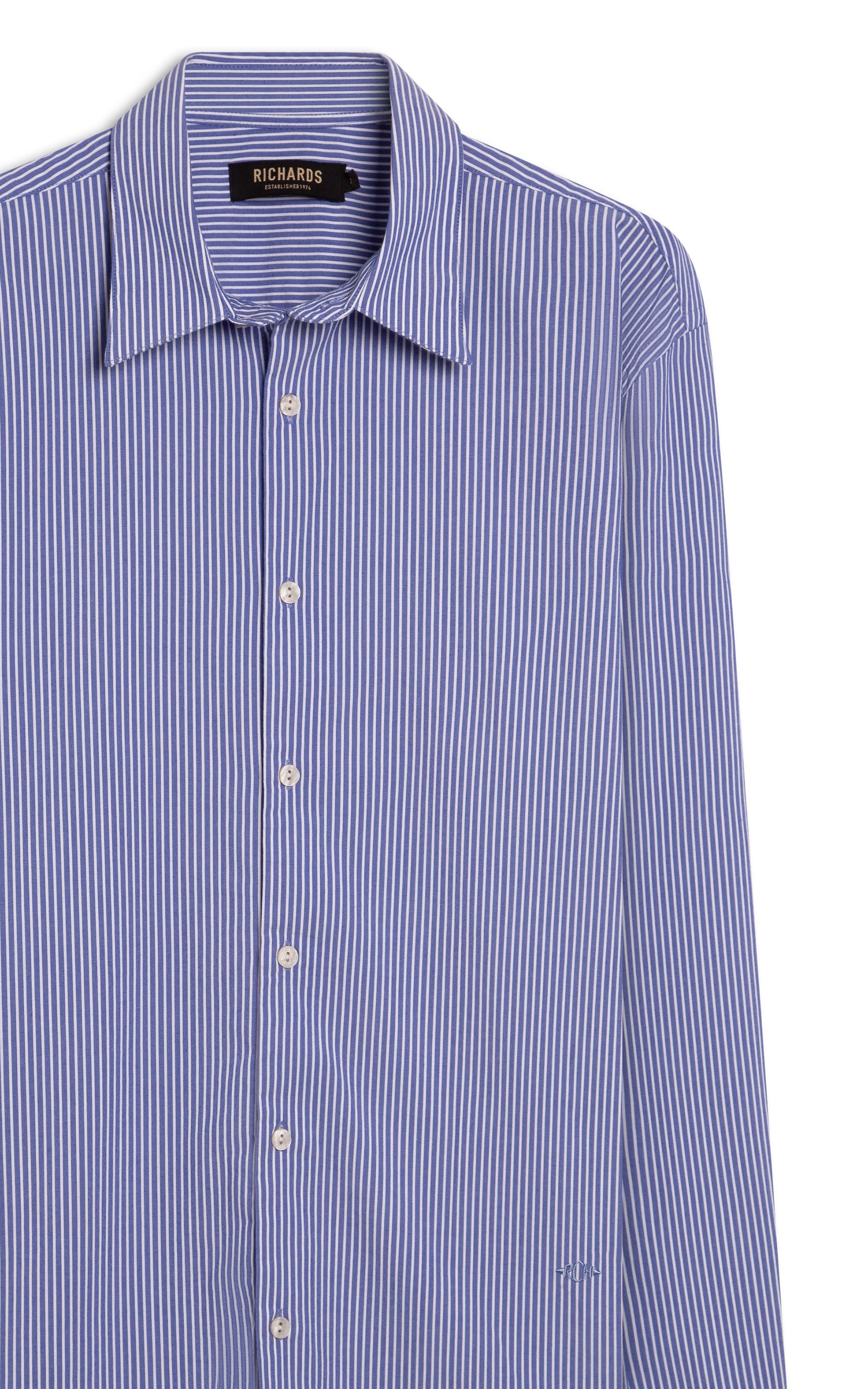 Camisa Tech Blend Bedford Azul Bic