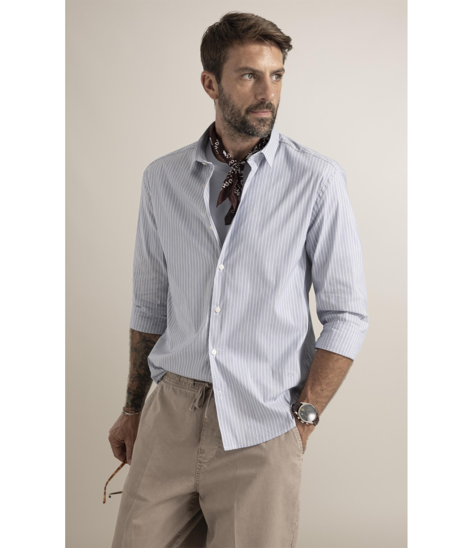 Camisa Tech Blend Cedro Azul Seco