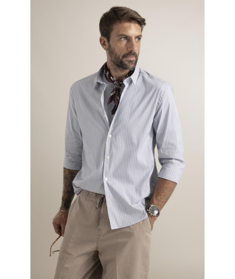 Camisa Tech Blend Cedro Azul Seco