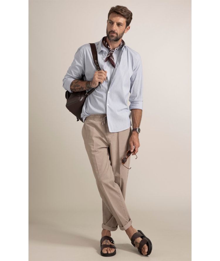 Camisa Tech Blend Cedro Azul Seco