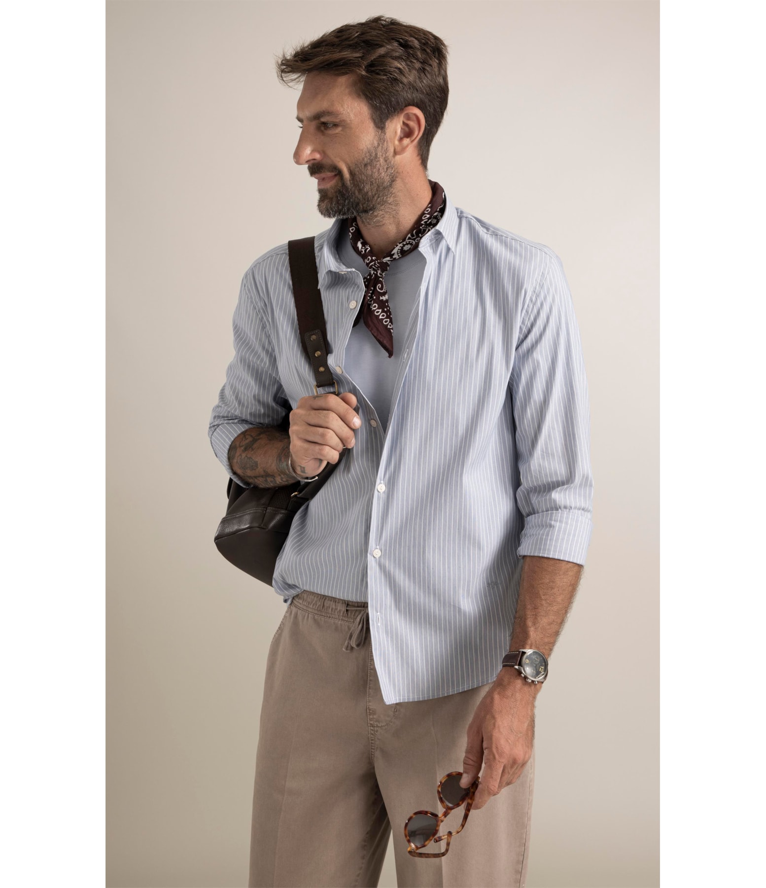 Camisa Tech Blend Cedro Azul Seco