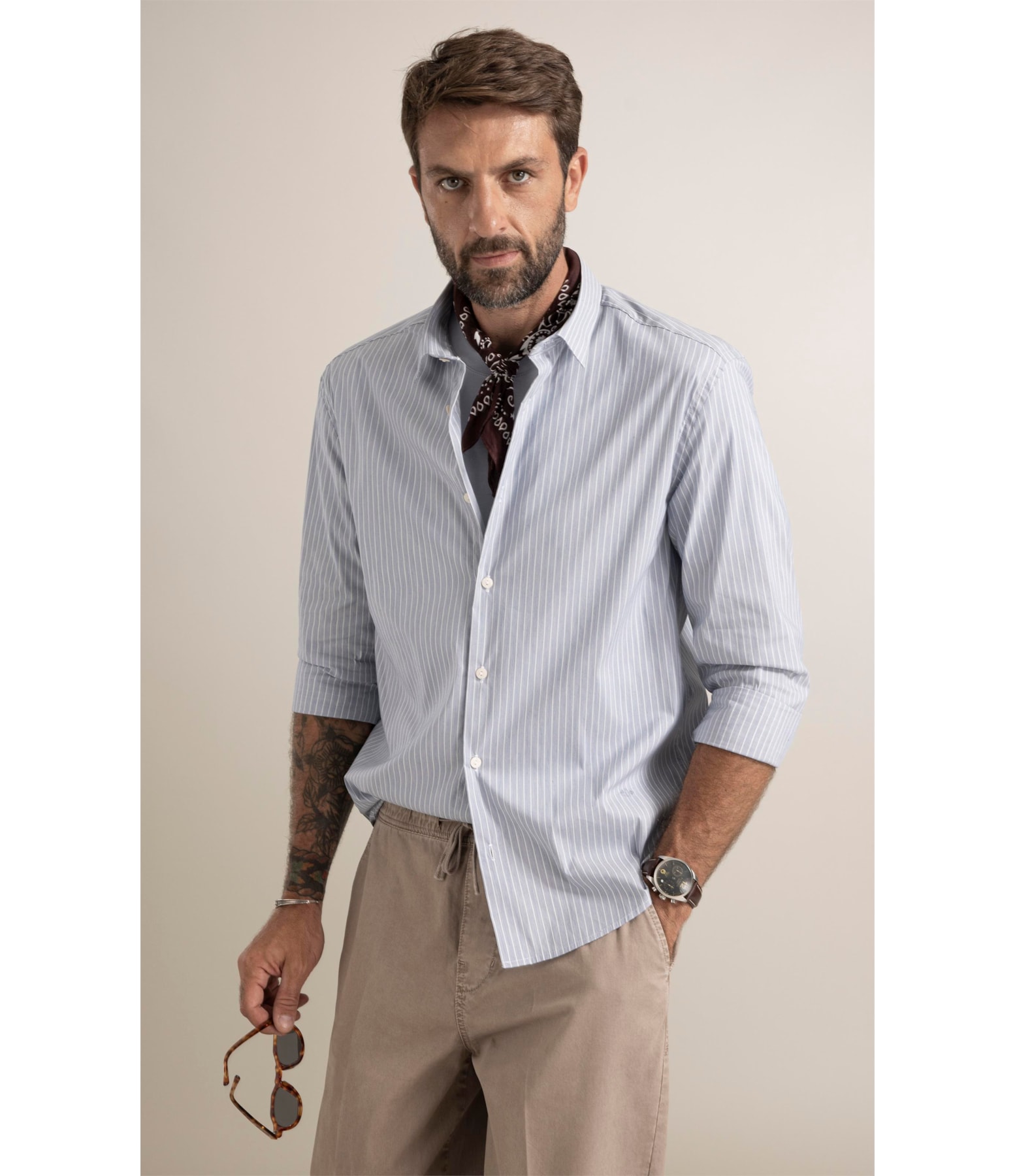 Camisa Tech Blend Cedro Azul Seco