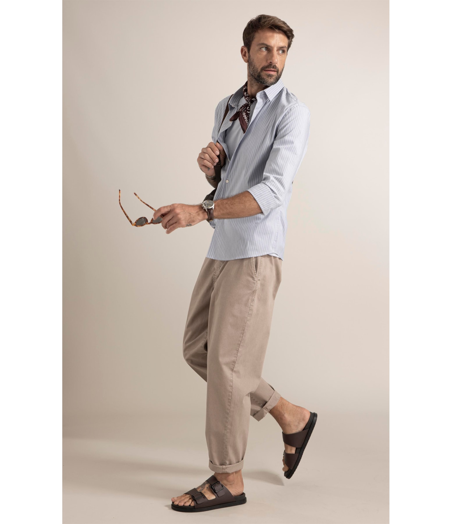 Camisa Tech Blend Cedro Azul Seco