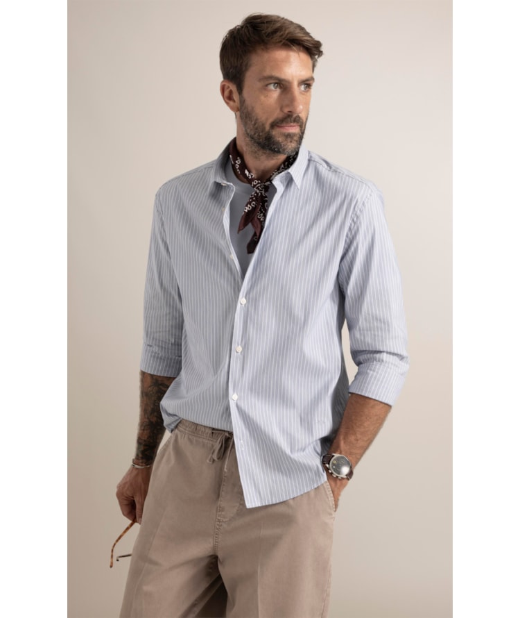Camisa Tech Blend Cedro Azul Seco