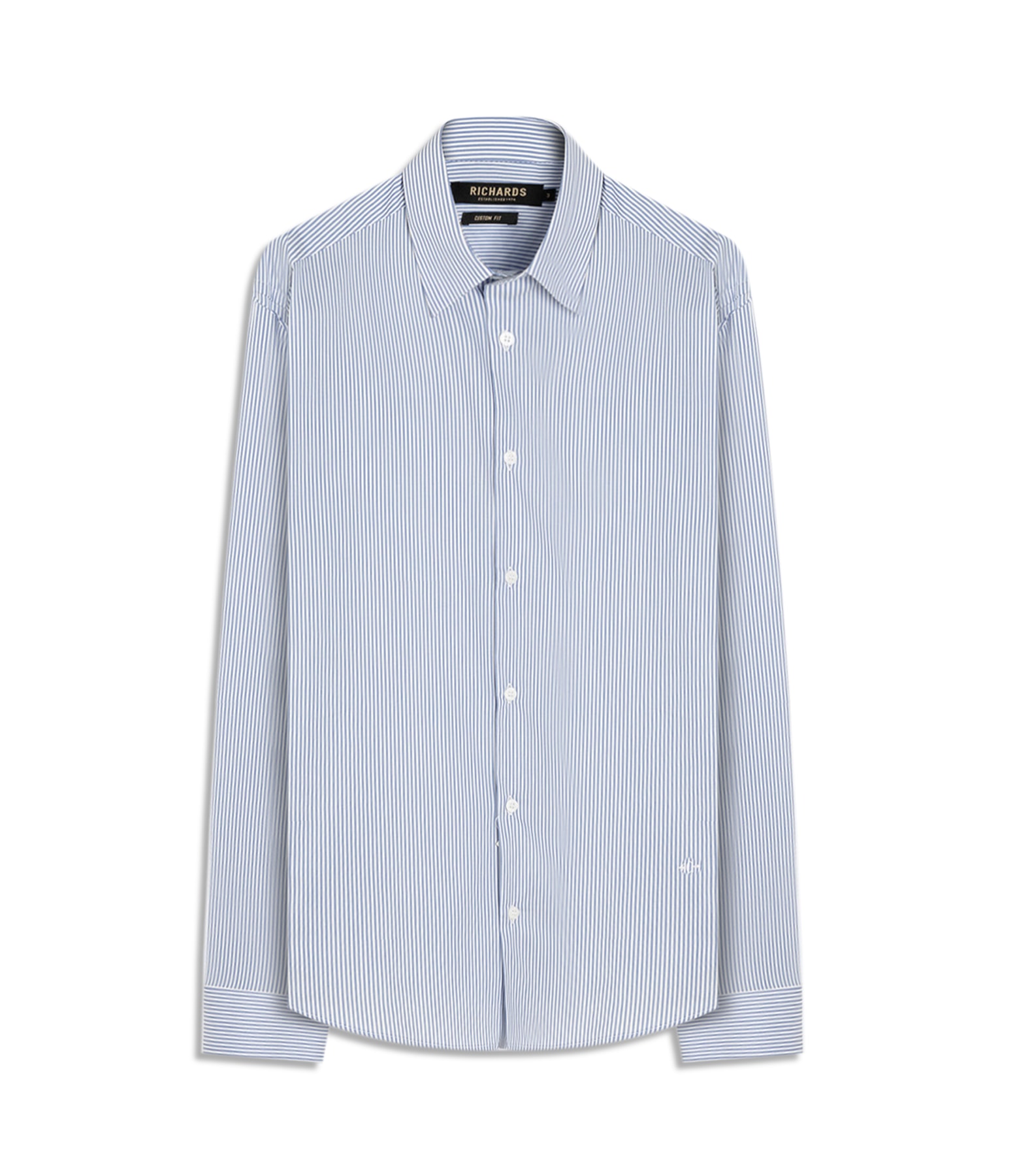 Camisa  Tech Blend Gabriel Ml Azul Pervante