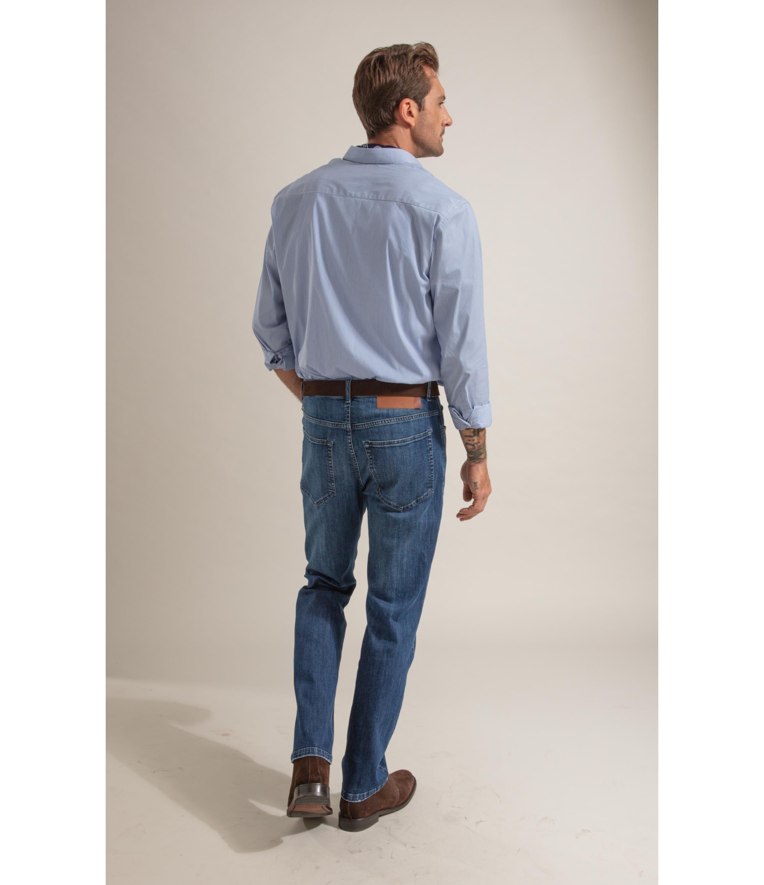 Camisa  Tech Blend Gylmar Ml Azul Pervante