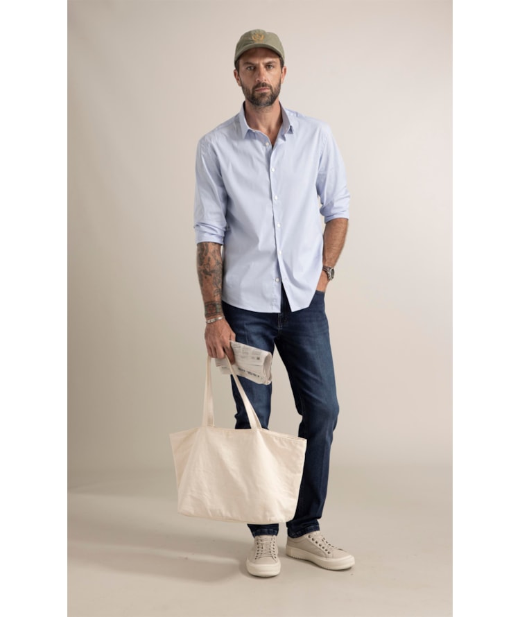 Camisa Tech Blend Horizonte Azul Claro
