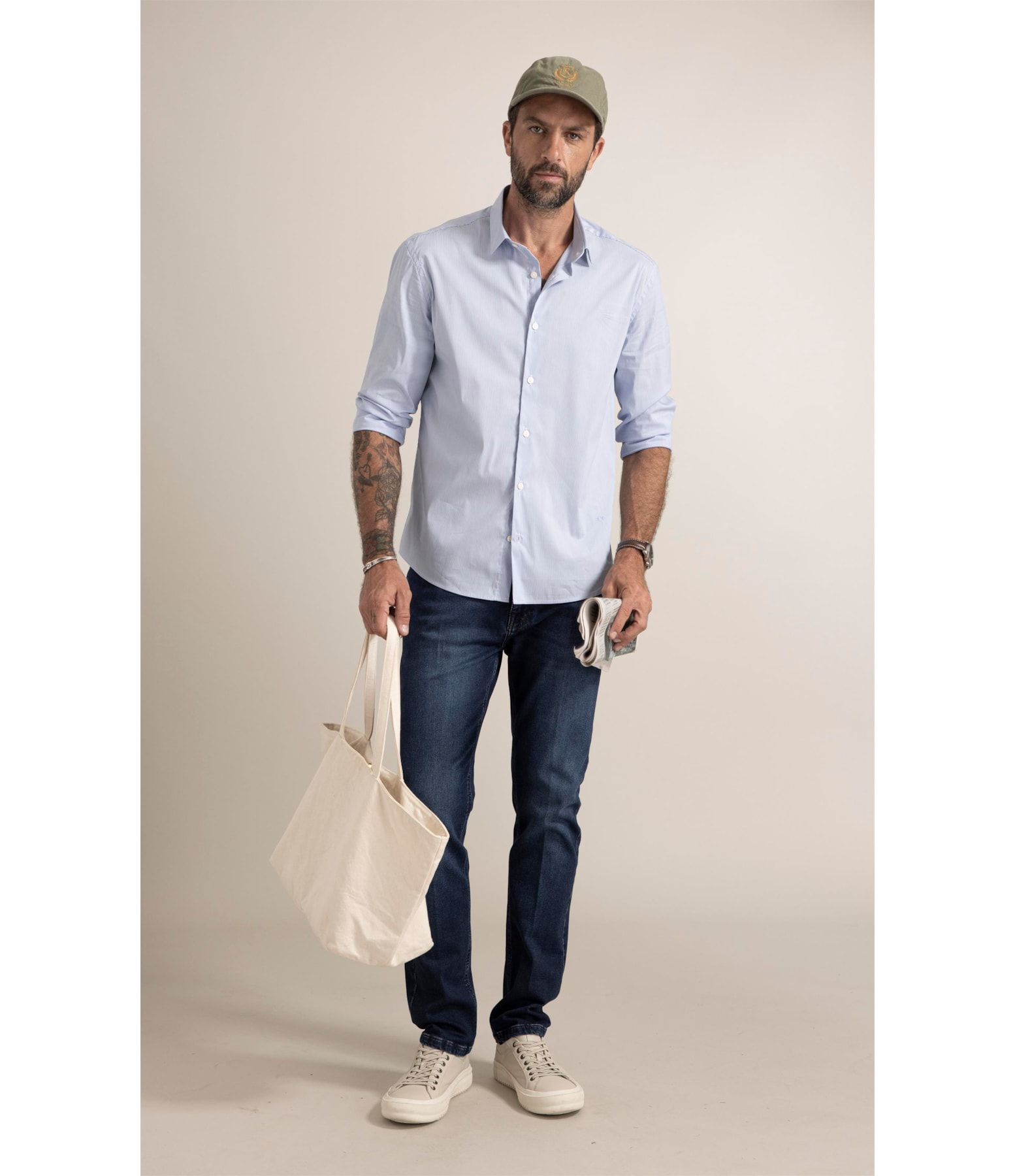 Camisa Tech Blend Horizonte Azul Claro