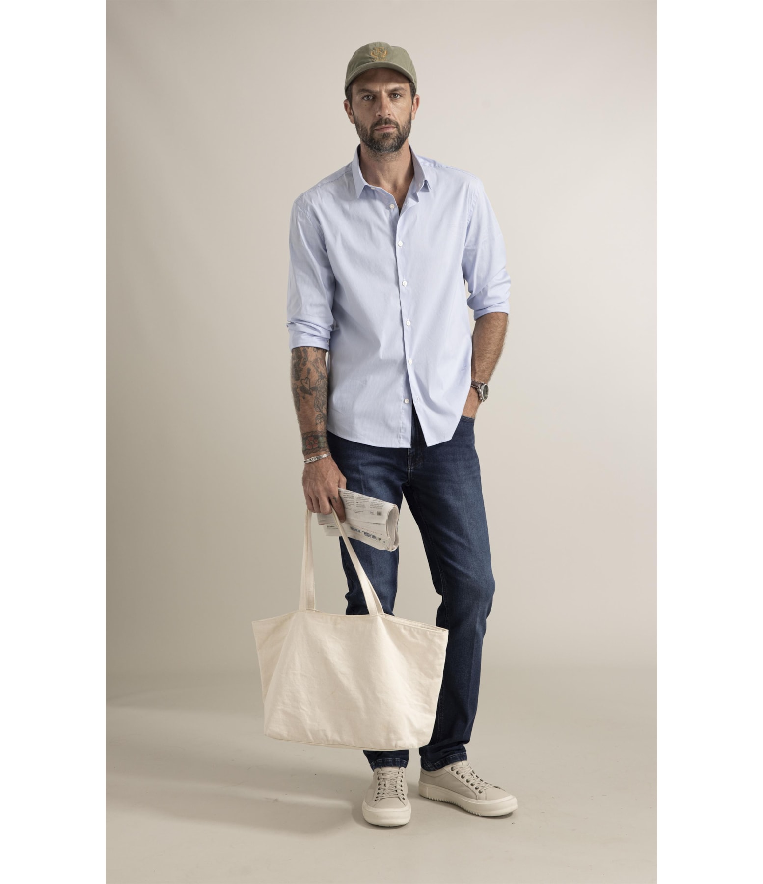Camisa Tech Blend Horizonte Azul Claro