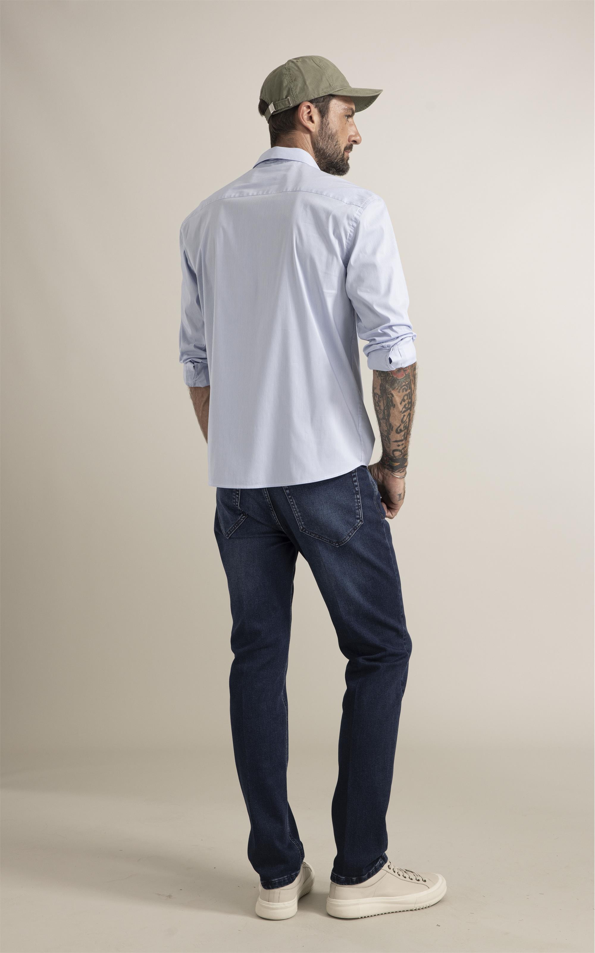 Camisa Tech Blend Horizonte Azul Claro