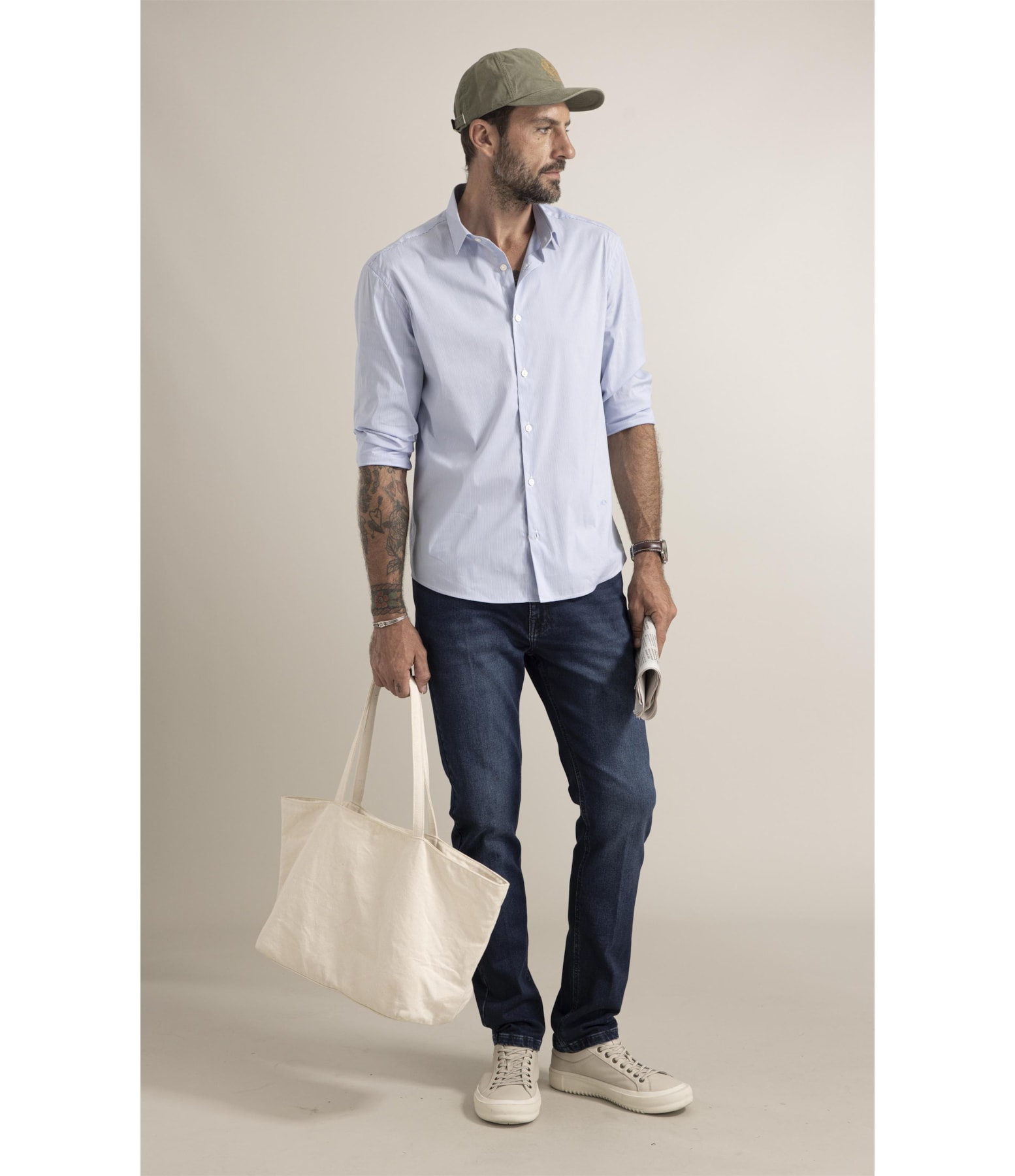 Camisa Tech Blend Horizonte Azul Claro