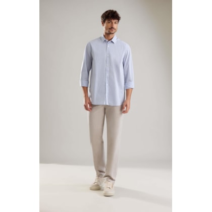 Camisa Tech Blend Levi Ml Azul Pervante