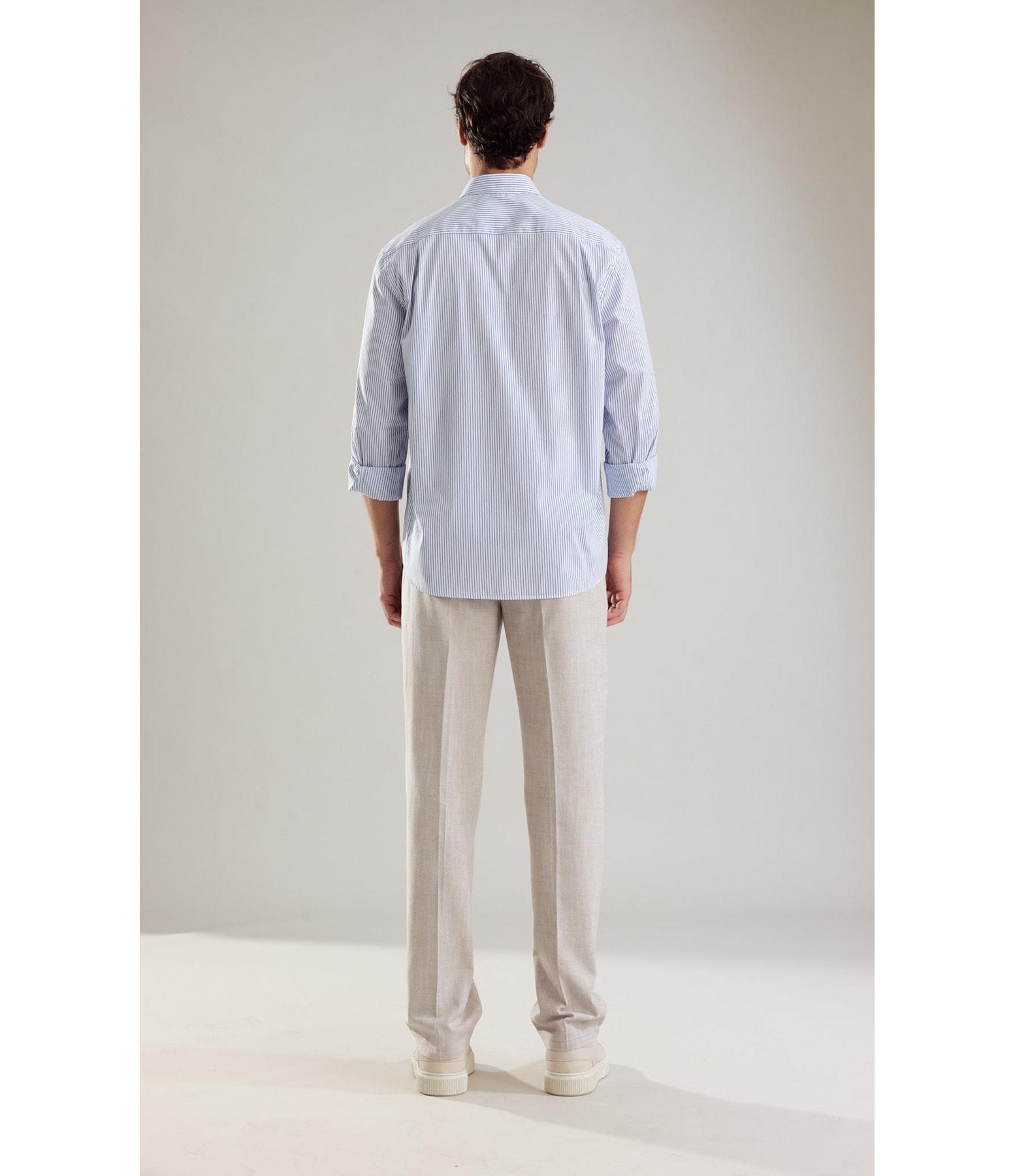 Camisa Tech Blend Levi Ml Azul Pervante