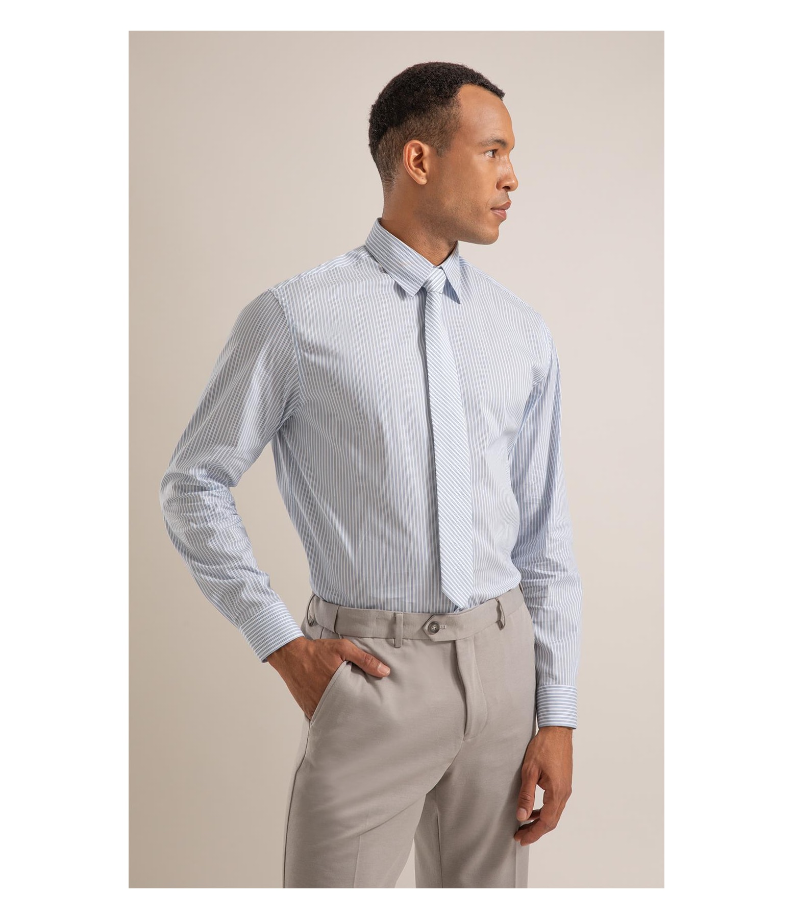 Camisa  Tech Blend Marcos Azul Claro