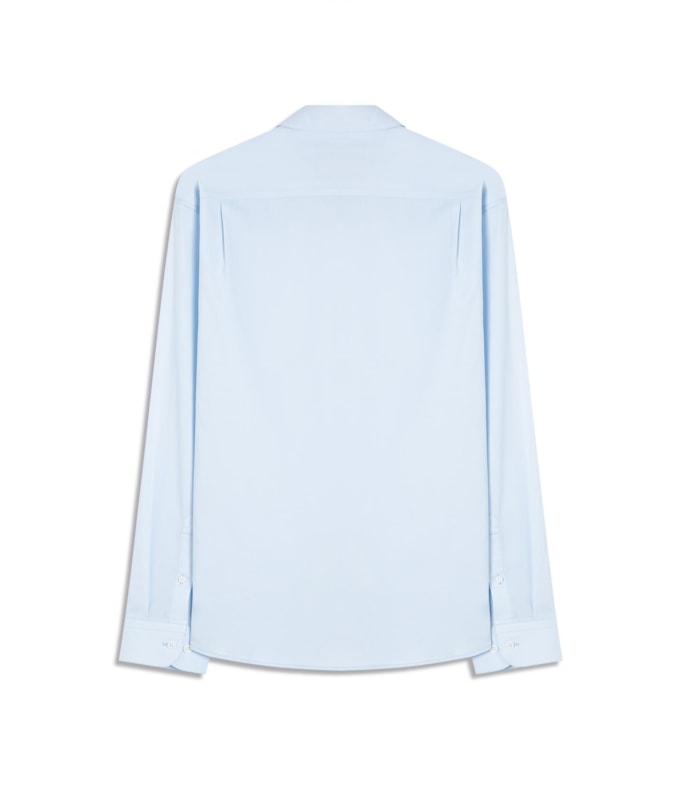 Camisa Tech Blend Ml Azul Claro