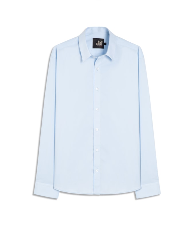 Camisa Tech Blend Ml Azul Claro