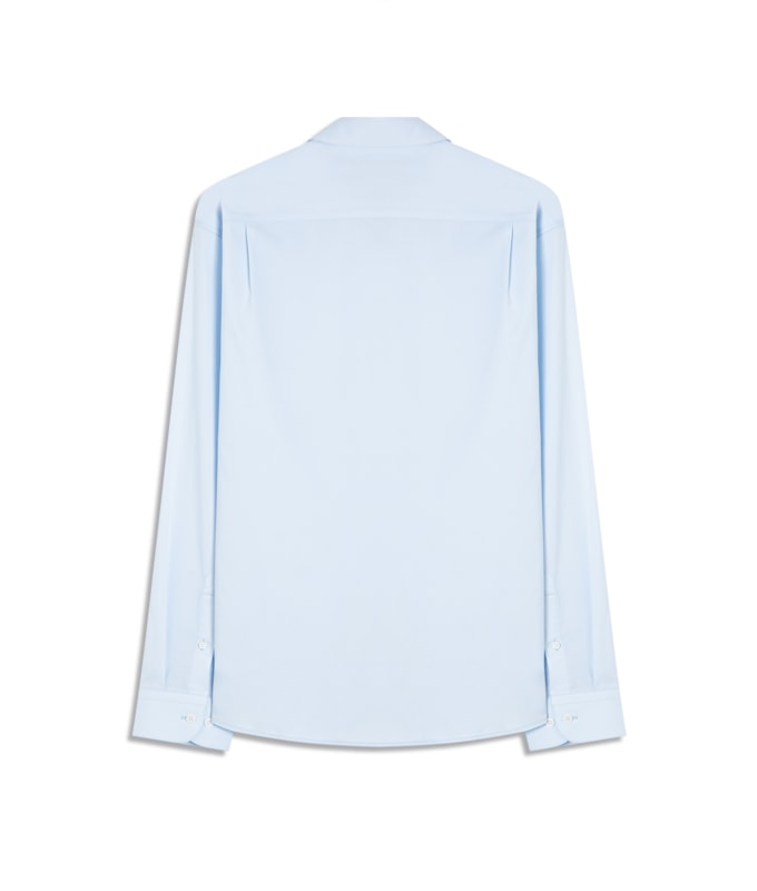 Camisa Tech Blend Ml Azul Claro