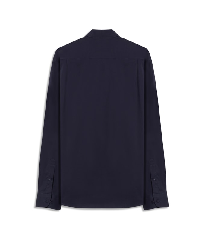 Camisa Tech Blend Ml Dark Navy
