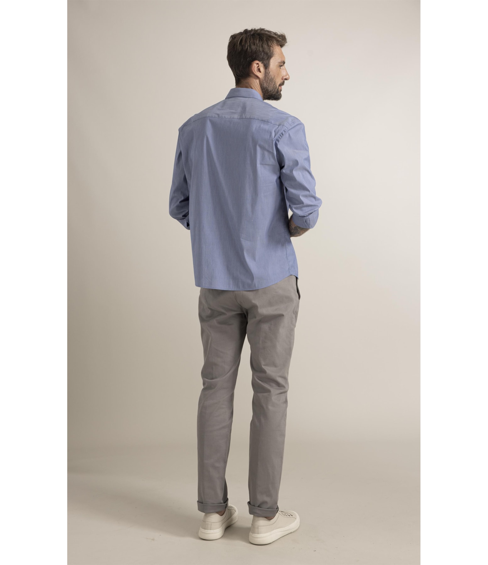 Camisa Tech Blend Orvalho Shanghai Azul Pervante