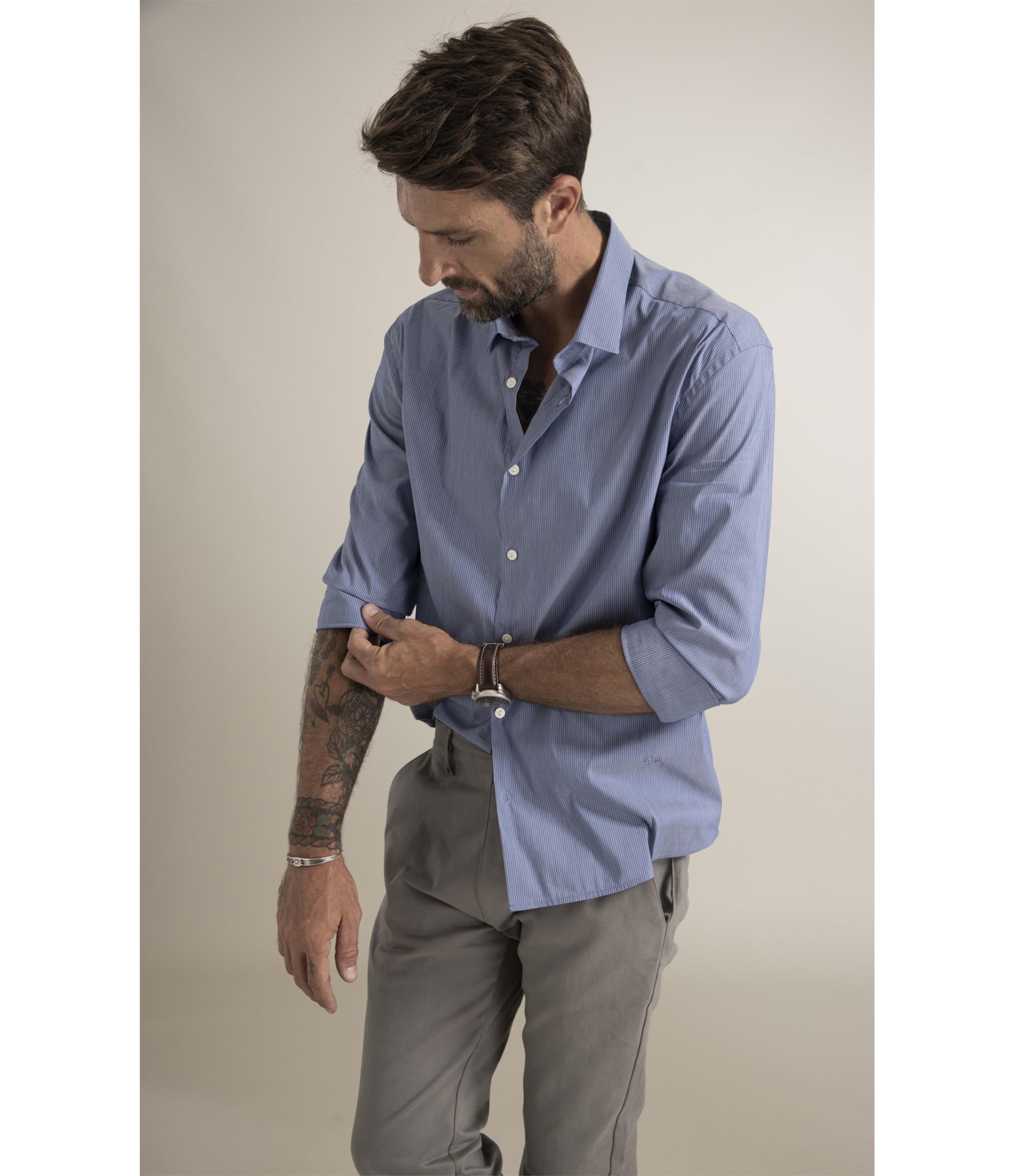 Camisa Tech Blend Orvalho Shanghai Azul Pervante