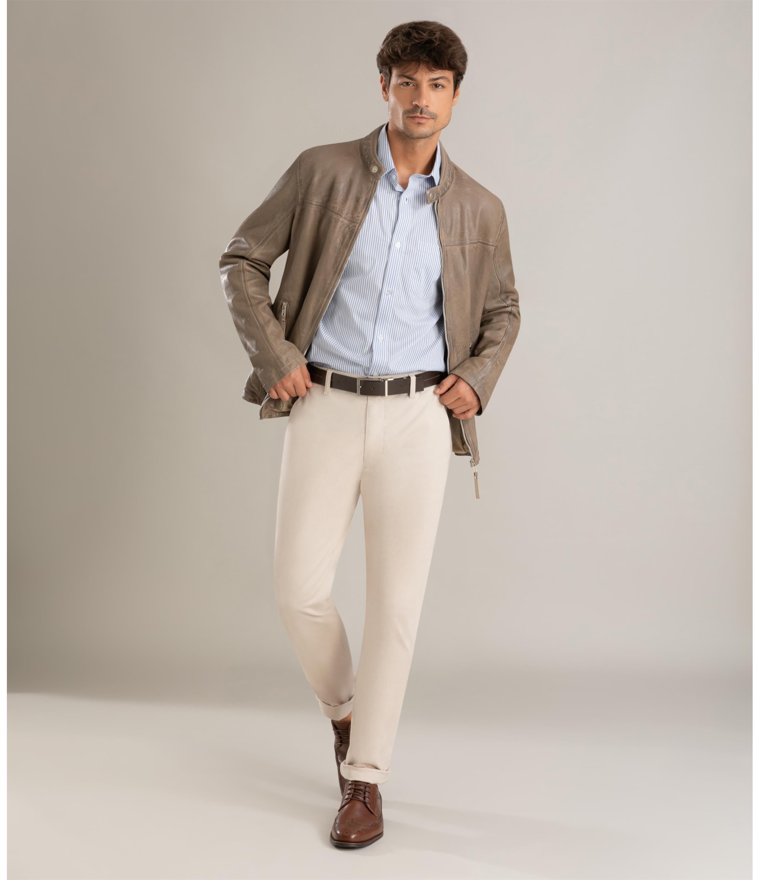Camisa Tech Blend Rael Ml Azul Claro