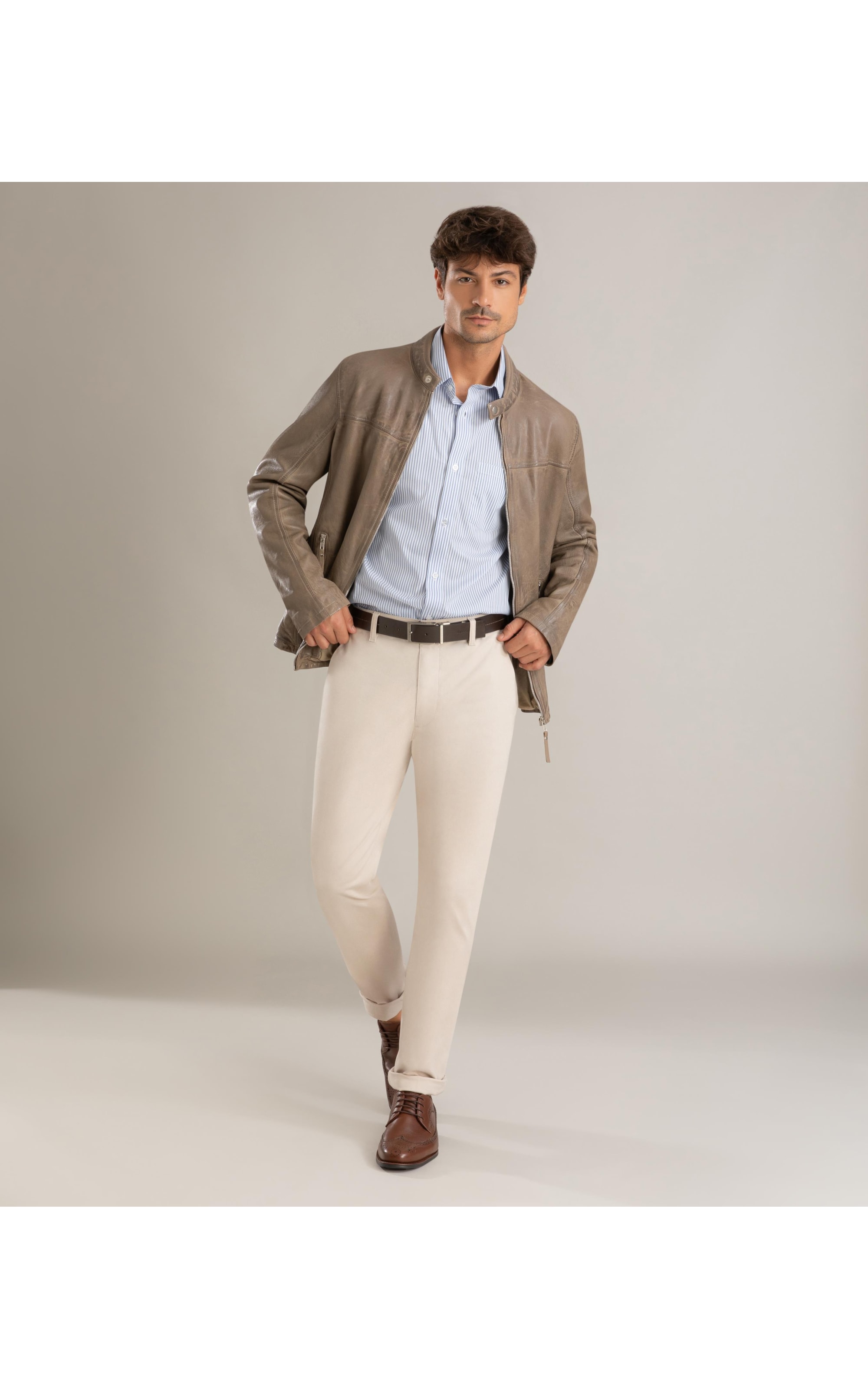 Camisa Tech Blend Rael Ml Azul Claro