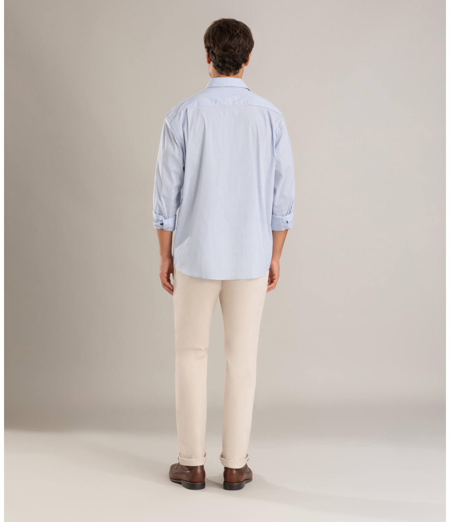 Camisa Tech Blend Rael Ml Azul Claro