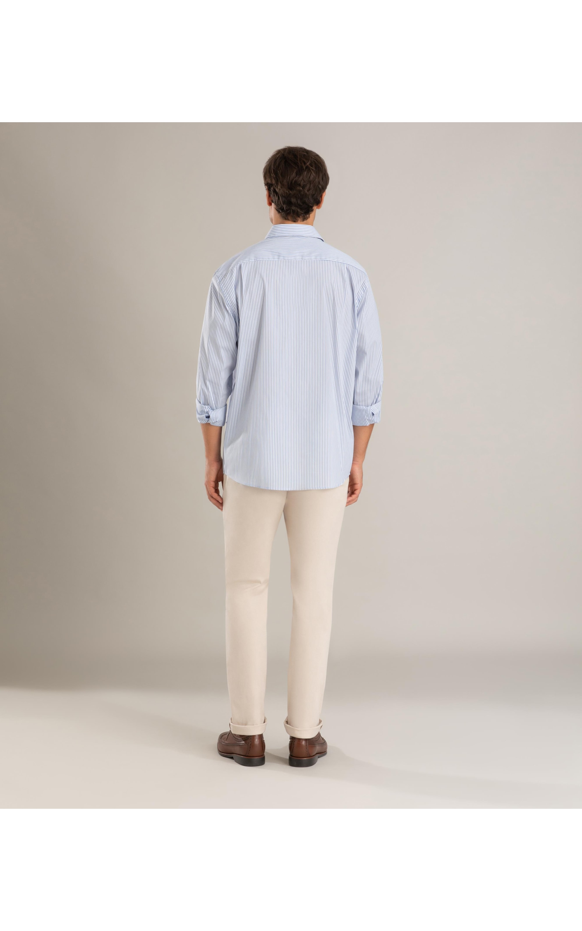 Camisa Tech Blend Rael Ml Azul Claro