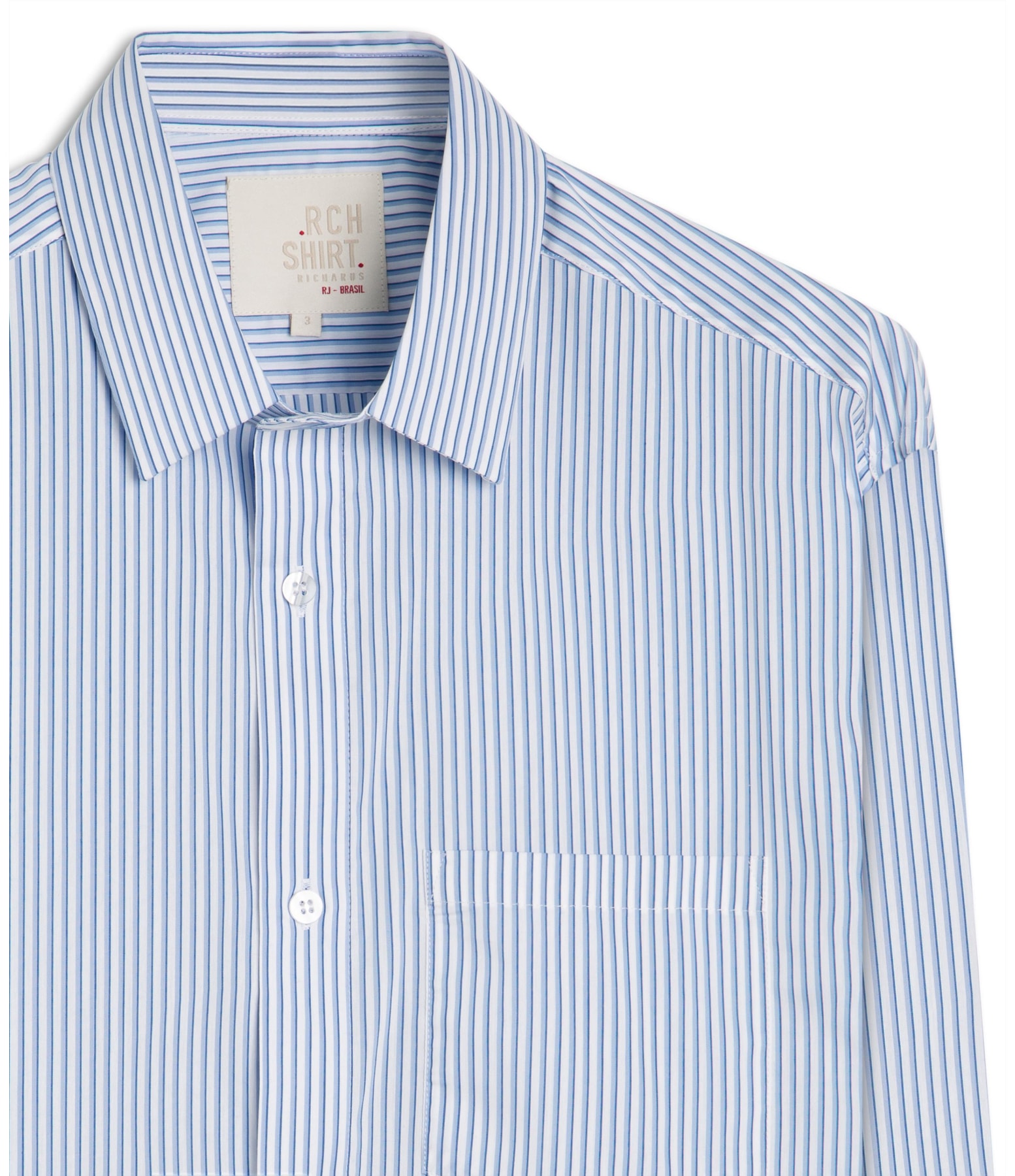 Camisa Tech Blend Rael Ml Azul Claro