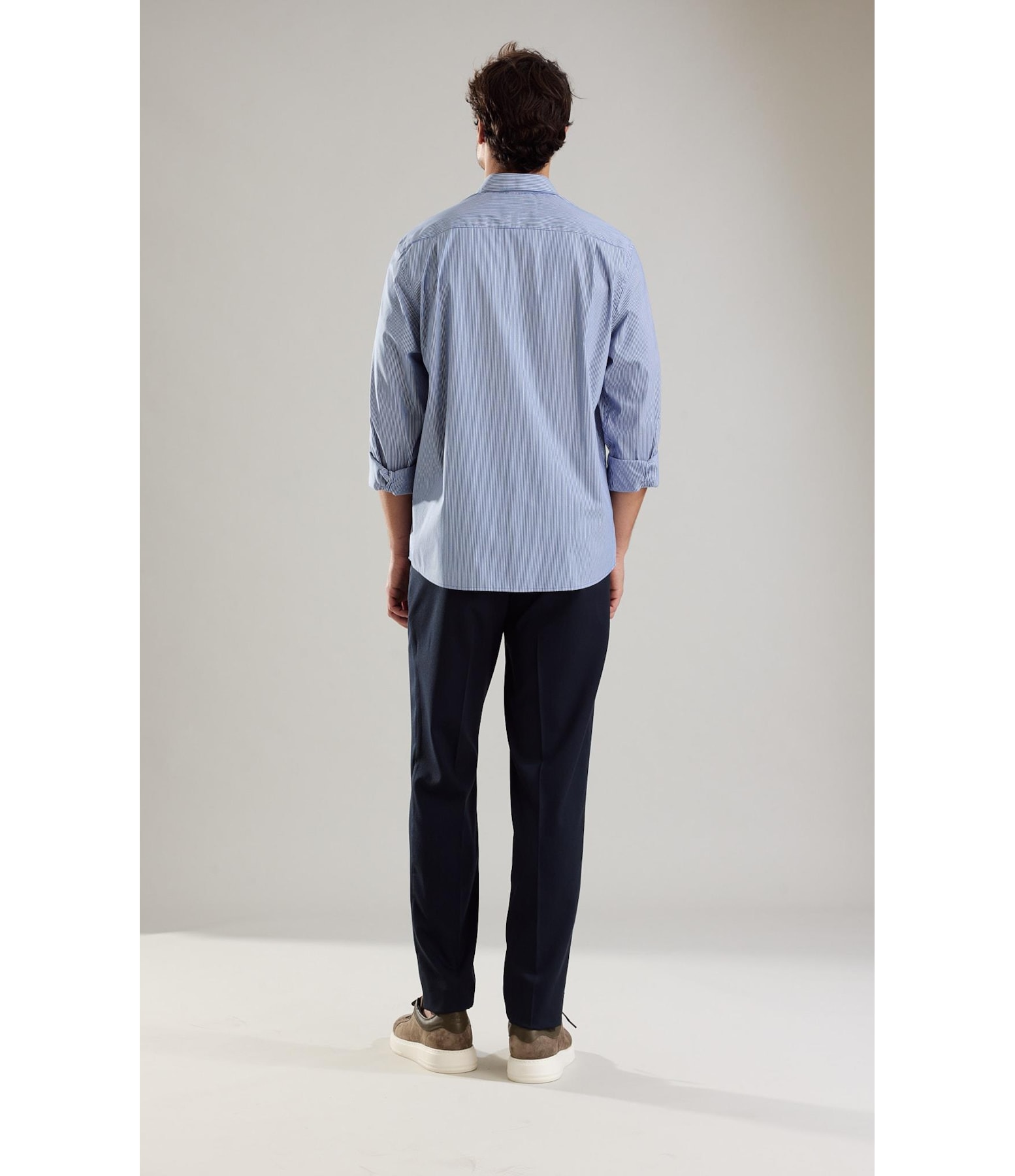 Camisa Tech Blend Sergio Ml Azul Bic