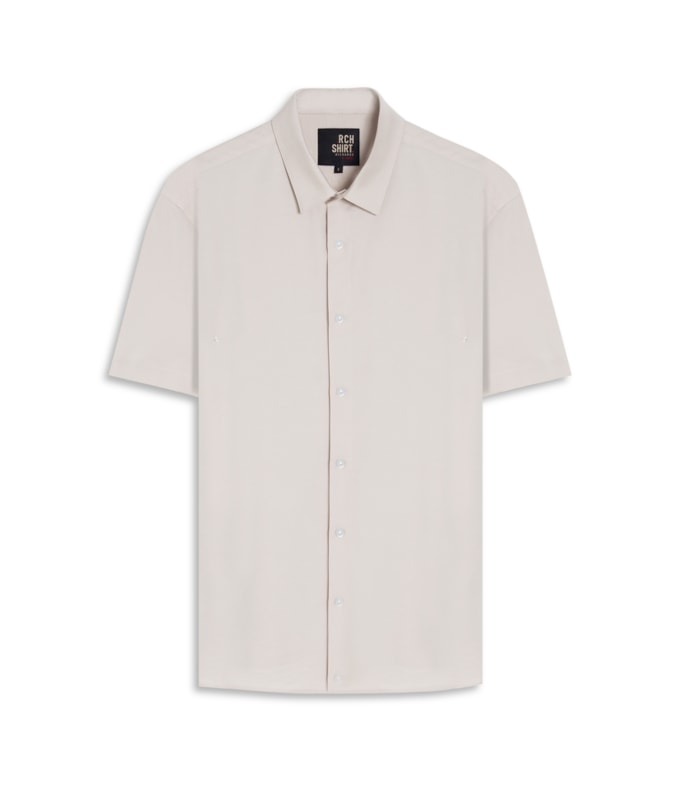 Camisa Tech Twill Mc Areia